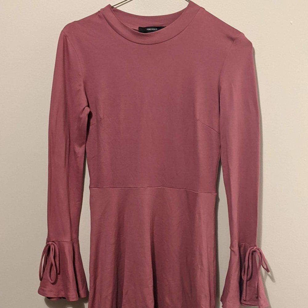 Forever 21 Flare Sleeved Dress, Size Small